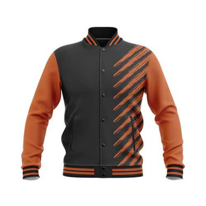 Fabrication de streetwear vestes universitaires pour hommes collège Logo personnalisé Baseball Lettermen veste à manches longues vêtements d'hiver - Product Image 1