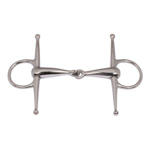 BRAND ZONE Étrier à joue pleine articulé en acier inoxydable de haute qualité, équipement équestre, accessoires pour chevaux - Product Image 1