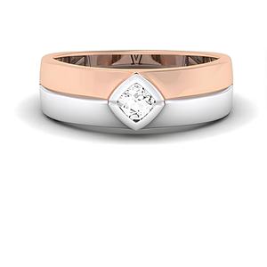 Authentique bague en diamant naturel taille brillant certifié IGI 18K or blanc massif VDS bijoux élégants pour ses anniversaires - Product Image 5