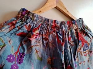 ชุดนอนผ้าฝ้ายออร์แกนิคสุดหรูสำหรับผู้หญิงชุดนอนแขนยาวพิมพ์ลายนกชุดนอนเซ็กซี่ไซส์ใหญ่พิเศษ - Product Image 6