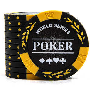 Casinokart Casino-Quality 14g Clay Poker <b>Chip</b> Custom Logo & Color 40mm Size 10g <b>Tray</b> Security Options Design Entertainment - Product Image 1