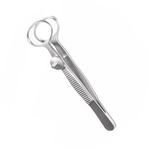 Pinces à chalazion manuelles en acier inoxydable 12x14mm, instrument chirurgical ophtalmique réutilisable, certifié CE - Product Image 1