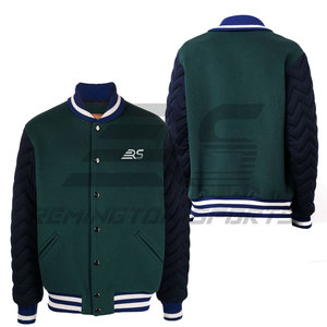 แจ็คเก็ต Varsity ขนาดและสี OEM,พร้อมโลโก้ที่กำหนดเองได้แจ็คเก็ตตัวแทนดีไซน์ใหม่ - Product Image 6