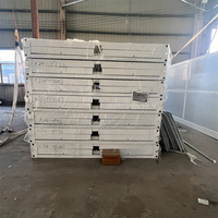 Maisons conteneurs 20 pieds à prix fabricant, logements temporaires portables et mobiles pour la maison, en panneaux sandwich d'acier