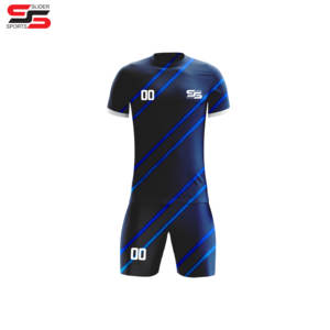 Conjunto de uniforme de fútbol sublimado en tallas juveniles y para adultos - Product Image 3