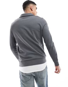 Sudadera térmica extragrande con cremallera de 1/4 cuartos y logotipo personalizado, Sudadera con capucha y media cremallera de algodón 100% para hombre, sudaderas con cremallera - Product Image 3