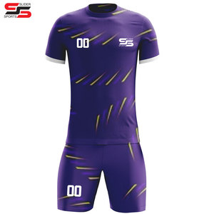 Ensemble d'uniformes de football - Manches courtes, design imprimé, tissu respirant - Product Image 6