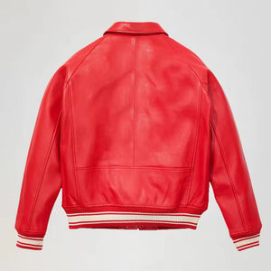 Veste en cuir respirante pour homme, chaude pour l'hiver, avec col montant, style streetwear personnalisable à prix raisonnable - Product Image 2