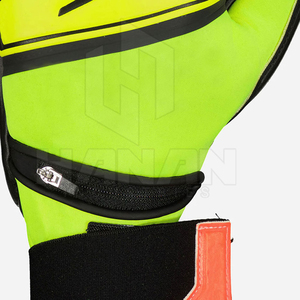 Guantes de portero de fútbol juvenil Guantes de cuero de agarre fuerte para niños Entrenamiento de fútbol y defensa de portería - Product Image 5