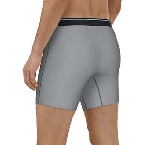 Sous-vêtements classiques confortables pour jeunes hommes, respirants, avec logo personnalisé, caleçons boxer, séchage rapide, sexy, tendance, nouvelle sortie - Product Image 4