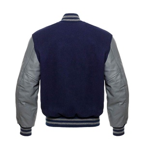 Best Selling New Style Winter Varsity Jacket Baseball <b>Leather</b> Sleeves CollegeBaseballjacket for men - Product Image 6