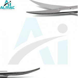 ALMAC Precio barato Iris Tijeras Recto 3,75 "Quirúrgico Dental Veterinario Primeros auxilios Acero inoxidable Ariston Premium Instrumentos - Product Image 5