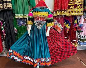 Vintage Ethnic <b>Tribal</b> Kuchi <b>Dress</b> Afghan/Pakistan Traditional Party Wear with Multi-Color Custom Logo Model Kochi <b>Dress</b> 3031 - Product Image 2