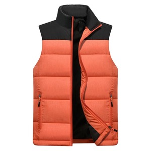 Diseño personalizado invierno llegada ligero cortavientos hombres al aire libre acolchado burbuja abrigos chaleco acolchado de talla grande poliéster hecho - Product Image 5
