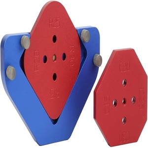 Outil de positionnement d'arc de rayon pour panneaux en bois, gabarit d'angle en alliage d'aluminium, personnalisable, pour machines-outils industrielles de travail du bois, OEM - Product Image 1