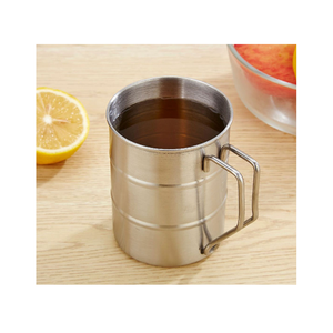 Mule de Moscou martelée en acier inoxydable massif, lot de 1 tasse plaquée 100%, cadeau, logo personnalisé au meilleur prix - Product Image 3