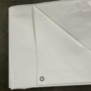 Bâche blanche de 120gr/m2 à usage moyen de bâche en PE fabriqué en PE durable standard d'exportation fabriqué au Vietnam de haute qualité - Product Image 6