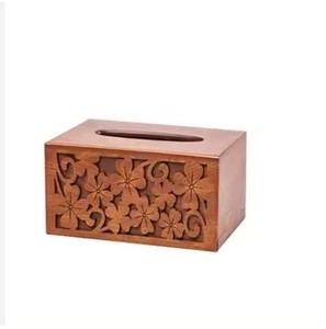 Porte-distributeur de papier hygiénique en gros décoration de table boîte à mouchoirs en bois pour la maison prix de qualité supérieure à un prix abordable - Product Image 1