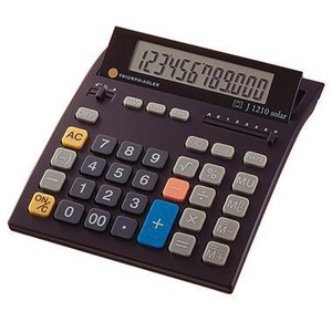 Calculadora de Escritorio Solar Triumph-Adler Negra de 160 x 35 x 202 mm - Product Image 1