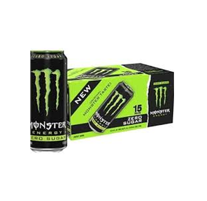 Bebida Energética Monsters Zero Sugar al por Mayor, Paquete de 24 Latas de 500ml, Mismo Sabor Icónico de Monster Sin Azúcar, Para Distribuidores - Product Image 1