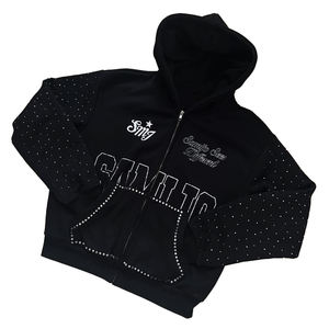 Sudadera con Capucha Moderna, Nueva Moda, Bordada, 100% Algodón, Otoño, Logotipo Personalizado, Marca Privada, Tela Ecológica y Cómoda, Suministro al por Mayor - Product Image 1