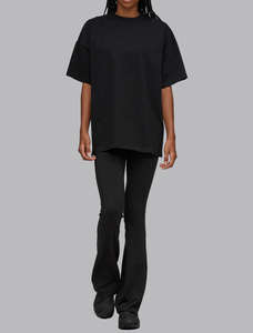 เสื้อยืดผู้หญิงไซส์ใหญ่แบบกำหนดเอง ราคาขายส่ง ปรับแต่งได้ สีพื้น ย้อมสีเรียบ ผ้าฝ้าย 100% พิมพ์โลโก้ตามสั่ง - Product Image 4