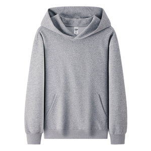 Sudaderas básicas en blanco sin estiramiento de punto para hombre, sudaderas con capucha con LOGOTIPO personalizado, Slim Fit, cálido, anti-pilling, capucha para hombre - Product Image 5