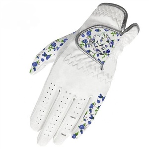 ถุงมือกอล์ฟมือซ้ายแบบพรีเมียมลดราคาพิเศษ ระบายอากาศได้ดี ทำจากหนัง Cabretta แท้ พร้อมโลโก้สั่งทำได้ อุปกรณ์กีฬา OEM - Product Image 2