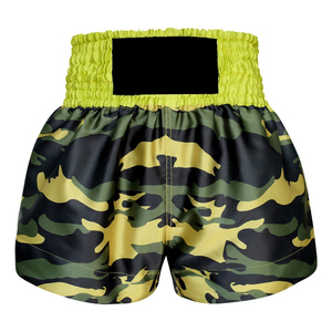 Shorts de Muay Thai pour hommes de haute qualité avec logo personnalisé fonction extensible vente en gros de shorts de boxe nouveau design - Product Image 1