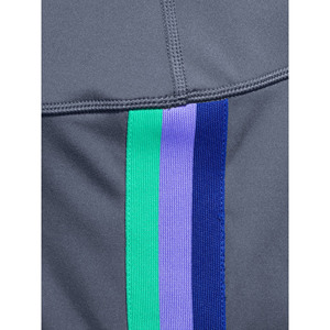 High Waist Seamless Yoga <b>Leggings</b> Full Length Solid Color Side Stripe Contrast Stitch Four-Way Stretch Sport Pants Women's - Product Image 6