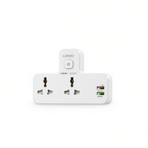 For LDNIO SC2311 20W PD QC 3.0 <b>Fast</b> <b>Charging</b> Socket with Night Light Multifunction Chargers US <b>Plug</b> - Product Image 2