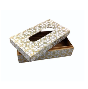 Elegant Solid <b>Wood</b> <b>Bathroom</b> <b>Accessories</b> Printed <b>Wood</b> Tissue Box Printed Crafts Face Design For Living Room Made In India - Product Image 2