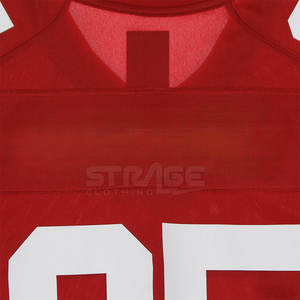 Maillot de football américain personnalisé en gros, en stock, respirant, grande taille, manches courtes, 100 % polyester, haute qualité - Product Image 4