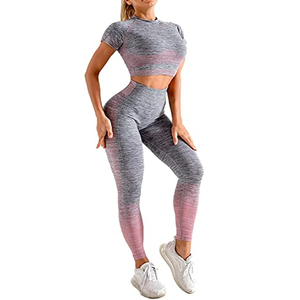 Top Trending 2024 ropa de fitness personalizada logotipo personalizado impreso secado rápido spandex poliéster fitness gimnasio Ropa deportiva Mujer - Product Image 6