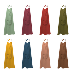Morandi <span class=keywords><strong>Red</strong></span> <span class=keywords><strong>Blank</strong></span> Colorido Sublimação Personalizado Nordic Design Impresso Cozinhar Avental De Linho De Algodão Orgânico Com Toalha De Chá