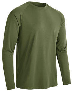 100% Polyester O-neck Long <b>Sleeves</b> T-Shirt Spring ODM Quick Dry Breathable - Product Image 3