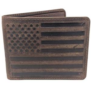 Portefeuille en cuir véritable pour hommes Accessoire élégant avec pochette pour cartes et pièces de monnaie disponible pour emballage en vrac - Product Image 2