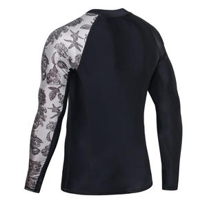 Rashguard de manga larga BJJ personalizado para adultos, ropa deportiva de poliéster con diseño sublimado, protector de erupción sublimado personalizado para hombres - Product Image 3