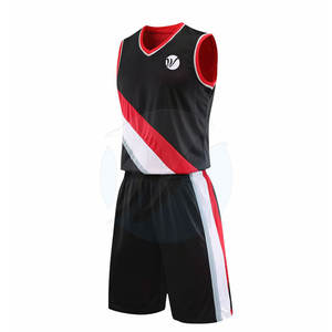 Nouvelle arrivée uniforme de basket-ball grande taille conçu sur mesure ensemble respirant vente directe d'usine - Product Image 1