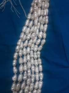 Perlas barrocas Keshi de agua dulce naturales de 4-5mm, perlas sueltas blancas para la fabricación de joyas, tamaño de 5-6mm - Product Image 2