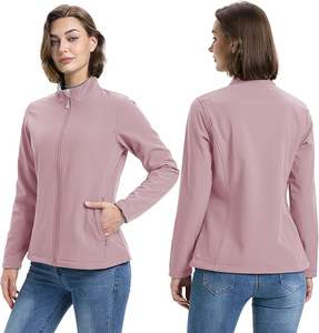 Coupe-vent imperméable léger pour femme Veste Softshell Doublure polaire Respirant pour la course à pied chaude Randonnée Auto Racing Wear - Product Image 3