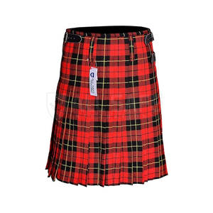 Kilt Tartan léger avec logo personnalisé fabriqué en usine direct pour hommes Kilt Tartan léger des Highlands écossais - Product Image 3