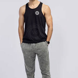 Camiseta sin Mangas Deportiva y de Entrenamiento para Hombre, de Alta Calidad, Tejida, 100% Algodón, Informal, Ecológica, de Secado Rápido - Product Image 2