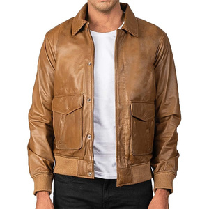 Personalized <b>Pilot</b> Bomber <b>Jacket</b> With Logo Printing Embroidery Mens Womens Casual Streetwear Outerwear Factory OEM - Product Image 1