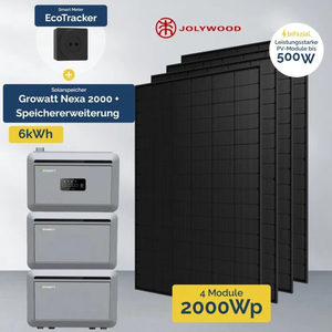 Impianto di energia da balcone da 2000W con accumulo – Growatt NEXA 2000 All-in-One & 4x Jolywood 500W - Product Image 4