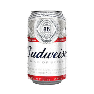 Cerveza Lager Budweiser de Primera Calidad en Botellas de 33cl - Product Image 1