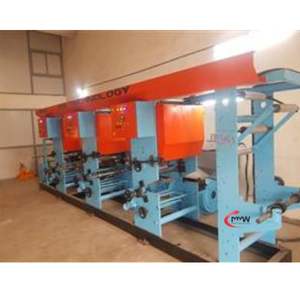 Machine d'impression rotogravure 3 couleurs 500 mm avec guide de rouleau électronique et système de chauffage triple Mohindra Mechanical Works pour papier - Product Image 2