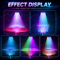 Barre de lumière laser RGB 6x3W avec effets d'animation pour DJ, club, discothèque, spectacles sur scène