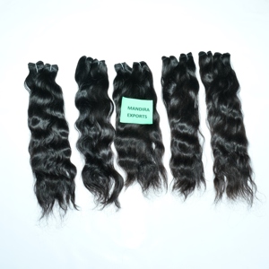 Vente en gros 100% brut indien Temple naturel non transformé vierge Remy Bodywave Bundles lâche extensions profondes Extensions de cheveux humains - Product Image 6