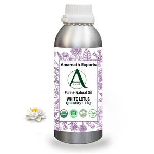 White Lotus Absolute Oil White Nelumbo Nucifera Absolute Oil 100% Aceites Absolutos Orgánicos y Naturales Precio al por mayor a granel - Product Image 1